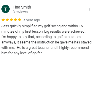 Jess Frank's Swing Mastery Virtual Lessons | Top Rated Golf Lessons